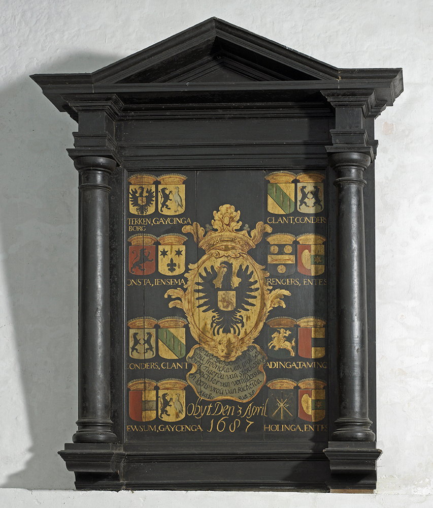 Rouwbord Fredericka van Prott